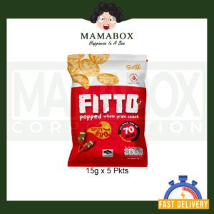 Fitto Popped Whole Grain Snack Spicy BBQ