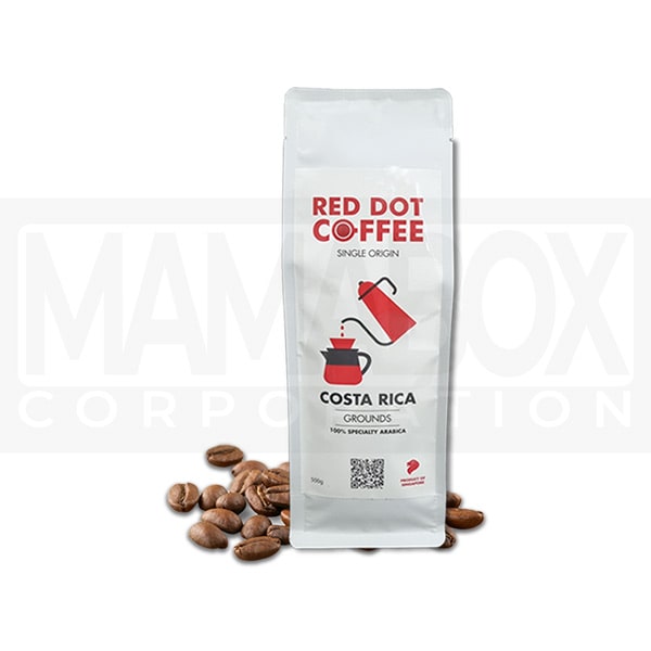 Red Dot Coffee Grounds Single Origin Costa Rica 500g