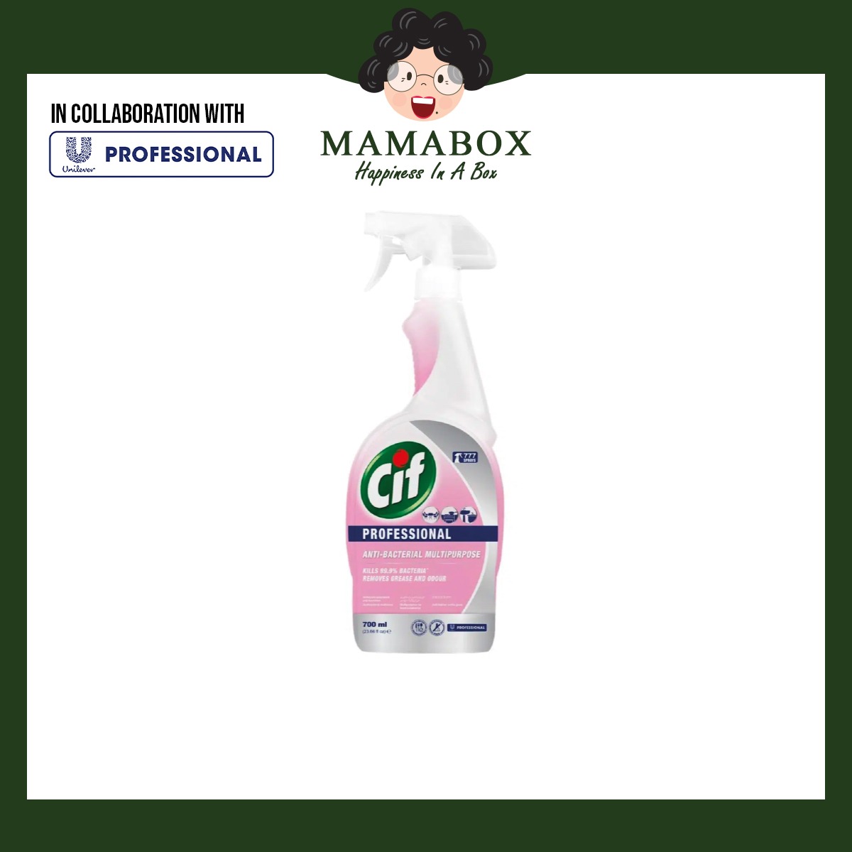 Cif Professional Multipurpose Anti-Bacterial Spray 700ML