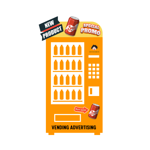 Mamabox Vending Machine Solution - Advertising Model